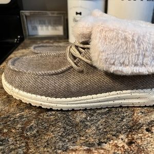 Hey Dude Fur Moccasin